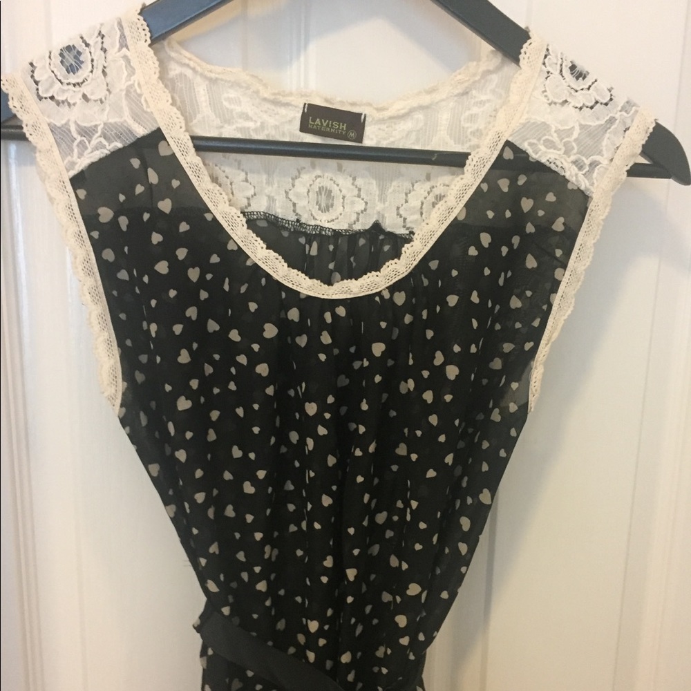 Lace & Hearts Maternity Top